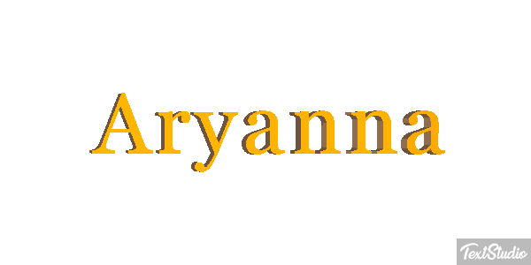 Aryanna Text effect