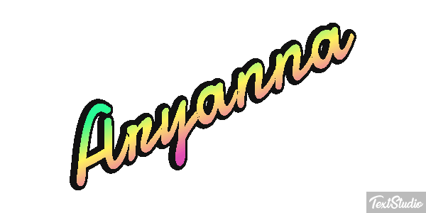 Aryanna Text effect
