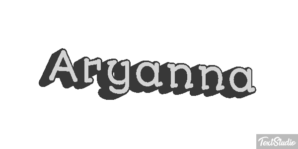 Aryanna Text effect
