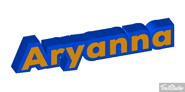 Aryanna Text effect