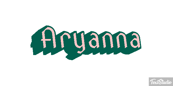 Aryanna Text effect