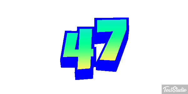 47 Текстовый эффект