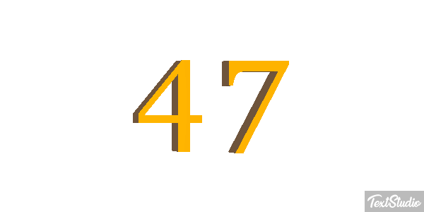 47 Текстовый эффект