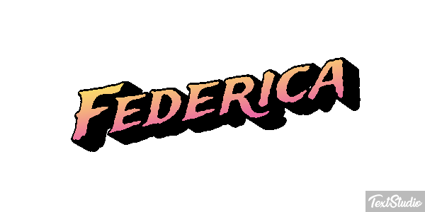 Federica Efecto de texto