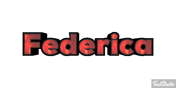 Federica Efecto de texto