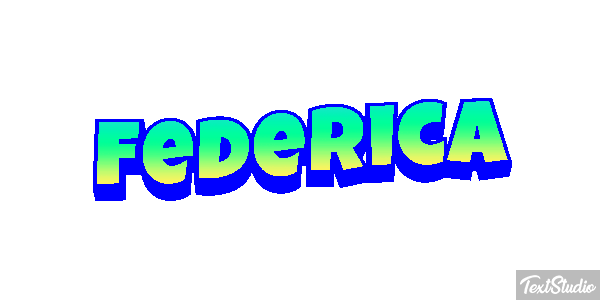 Federica Efecto de texto