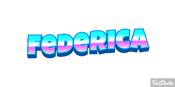 Federica Efecto de texto