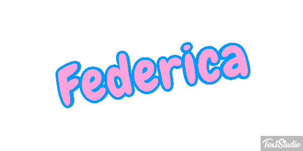 Federica Efecto de texto
