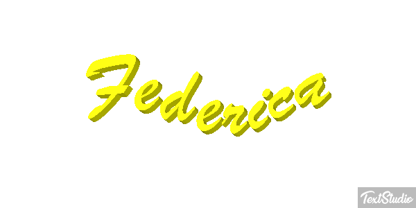 Federica Efecto de texto