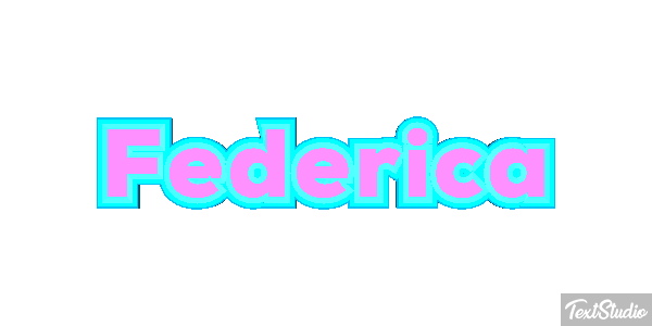Federica Efecto de texto