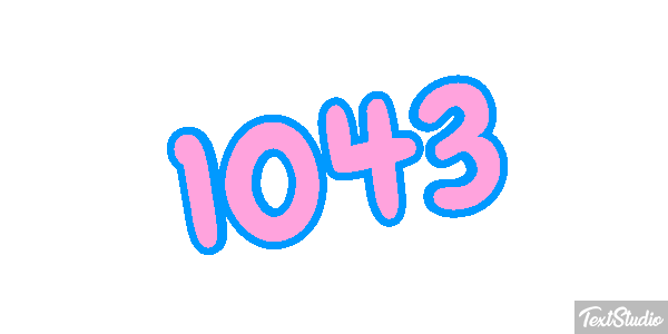 1043 Tekst effect