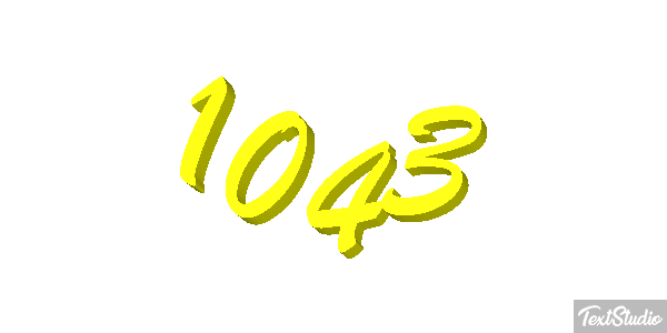 1043 Tekst effect