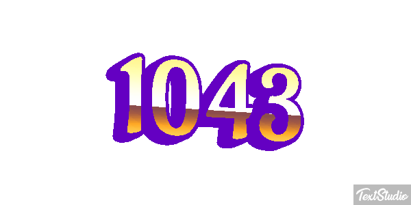 1043 Tekst effect