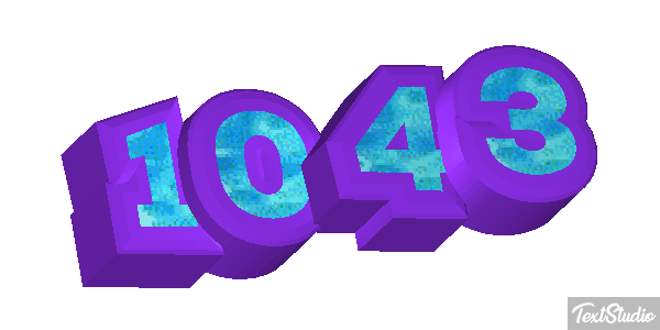 1043 Tekst effect