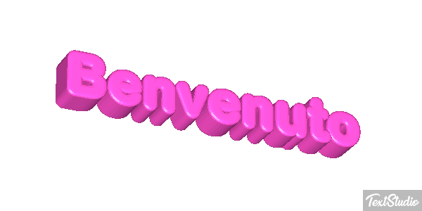 Benvenuto Effetto testo