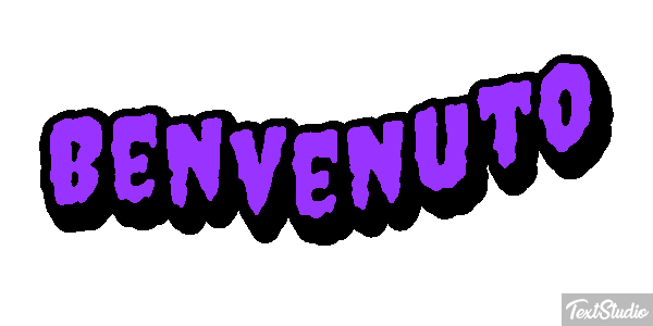Benvenuto Effetto testo