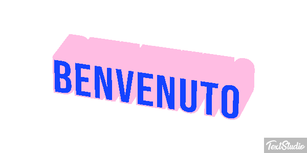 Benvenuto Effetto testo
