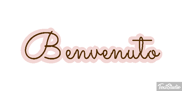 Benvenuto Effetto testo