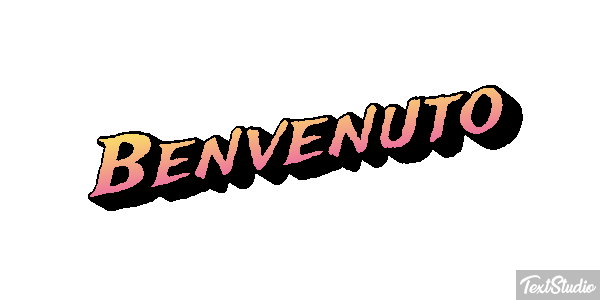 Benvenuto Effetto testo