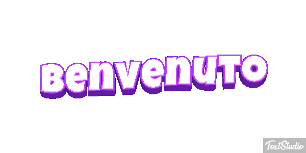 Benvenuto Effetto testo