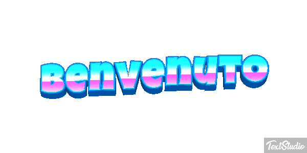 Benvenuto Effetto testo