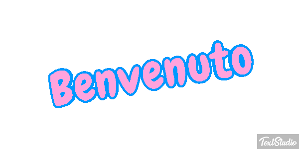 Benvenuto Effetto testo