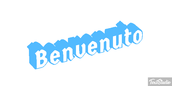 Benvenuto Effetto testo