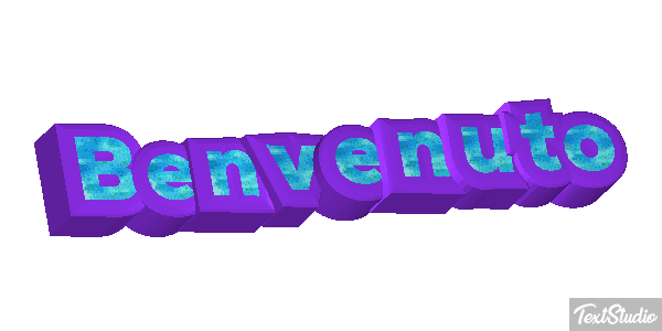 Benvenuto Effetto testo