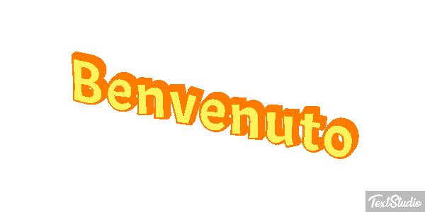 Benvenuto Effetto testo