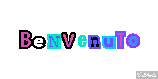 Benvenuto Effetto testo