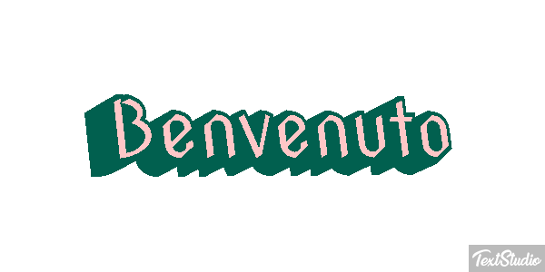 Benvenuto Effetto testo