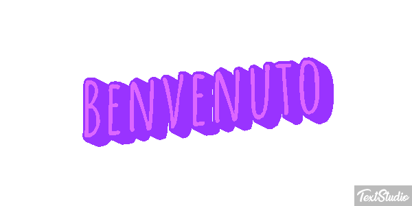 Benvenuto Effetto testo
