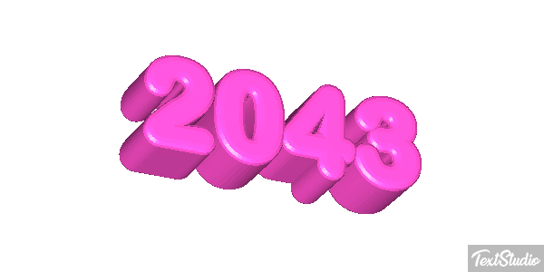 2043 Texteffekt