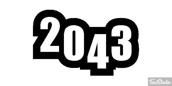 2043 Texteffekt