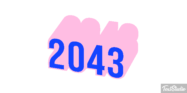 2043 Texteffekt