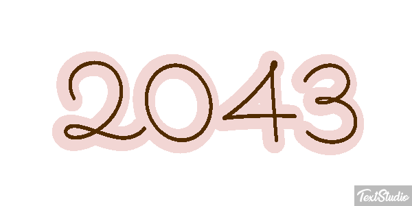 2043 Texteffekt