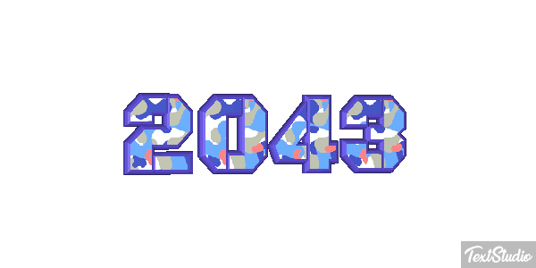 2043 Texteffekt