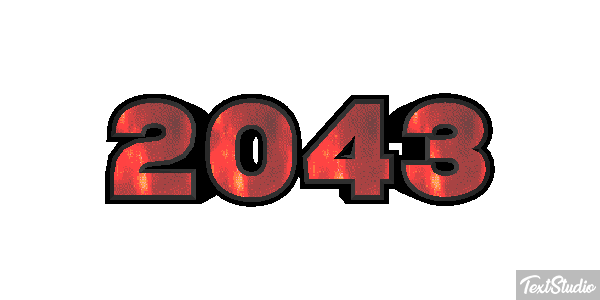 2043 Texteffekt