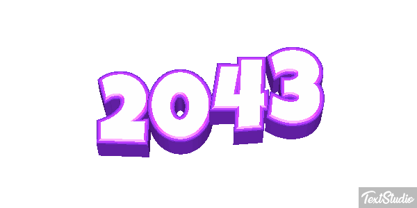 2043 Texteffekt