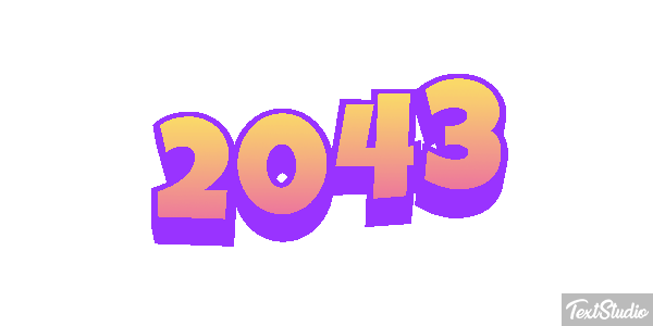 2043 Texteffekt