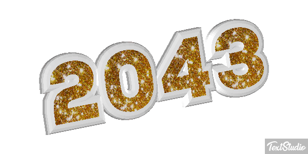 2043 Texteffekt