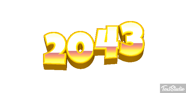 2043 Texteffekt