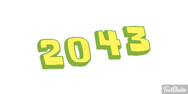2043 Texteffekt