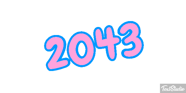 2043 Texteffekt