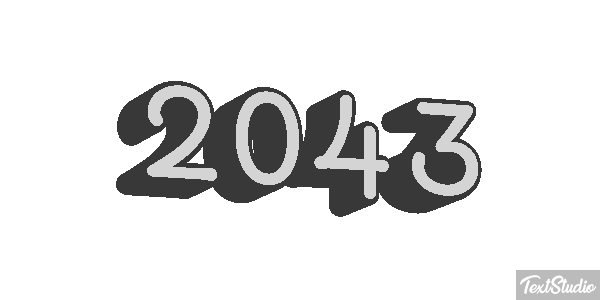 2043 Texteffekt