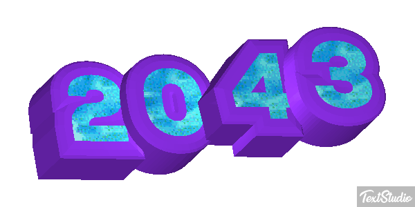 2043 Texteffekt