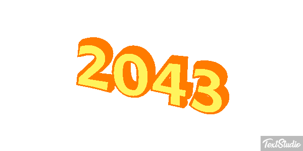 2043 Texteffekt
