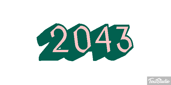 2043 Texteffekt