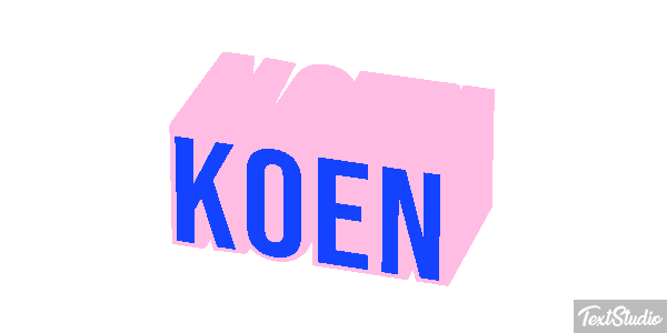 Koen Efecto de texto