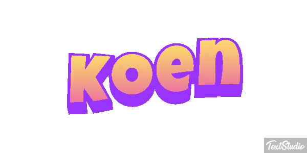 Koen Efecto de texto